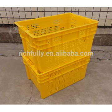 Cheap price Dislocation Nestable Colored Plastic Milk Crates for sale
